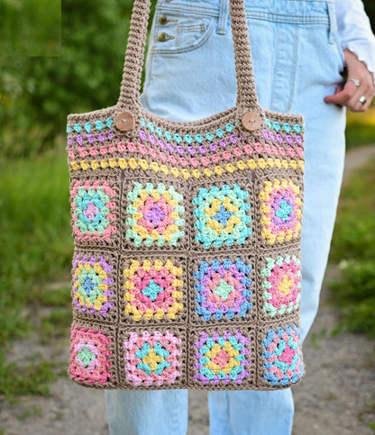 BoHo Crochet purse pattern - PDF Download