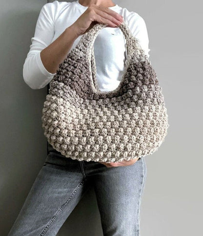 Crochet Pattern- shopping bag summer PDF Download