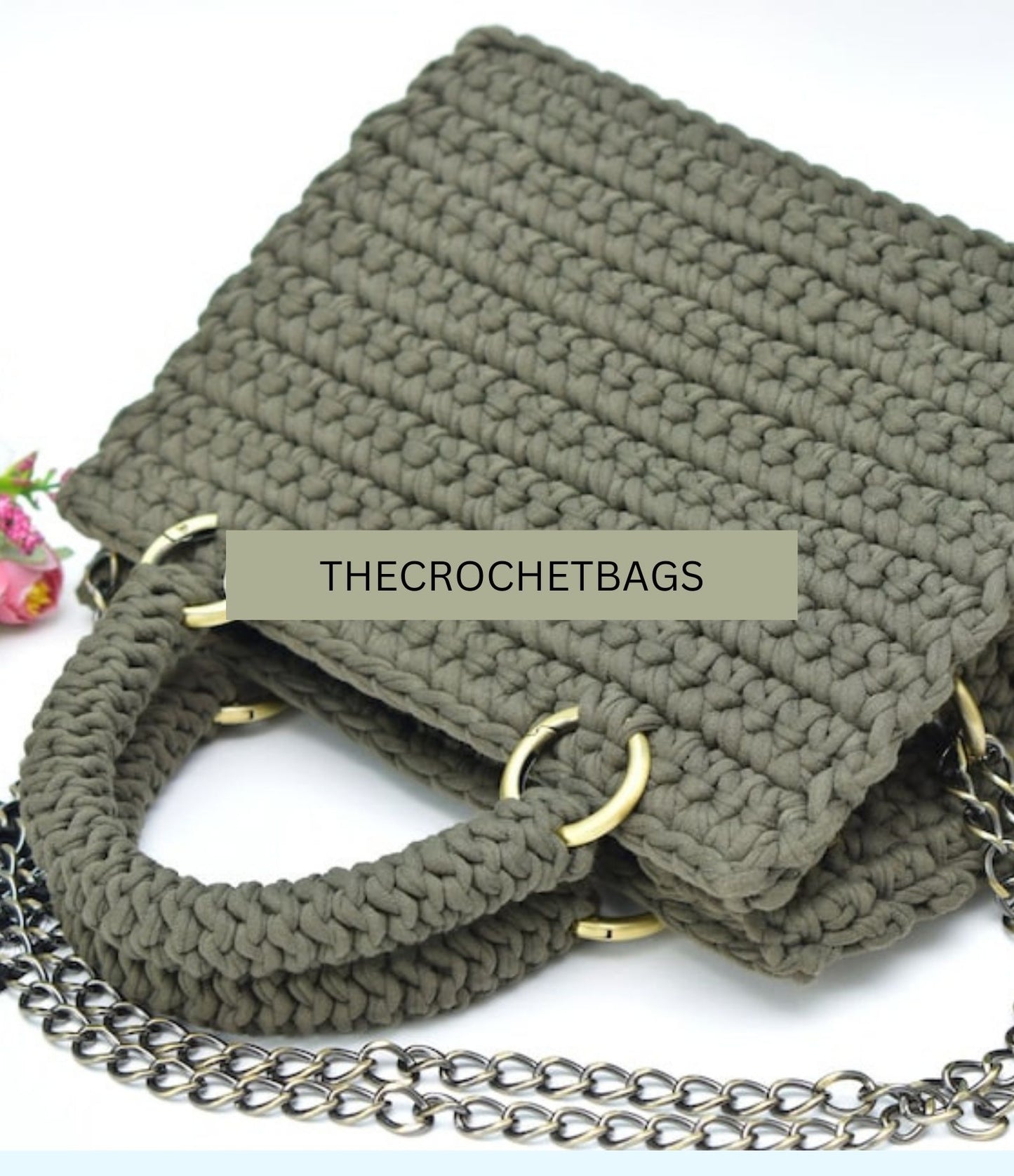 crochet pattern, Video tutorial Crocheted The Most popular handbag