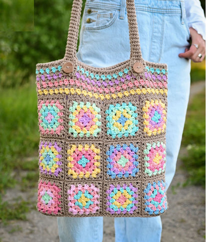 BoHo Crochet purse pattern - PDF Download