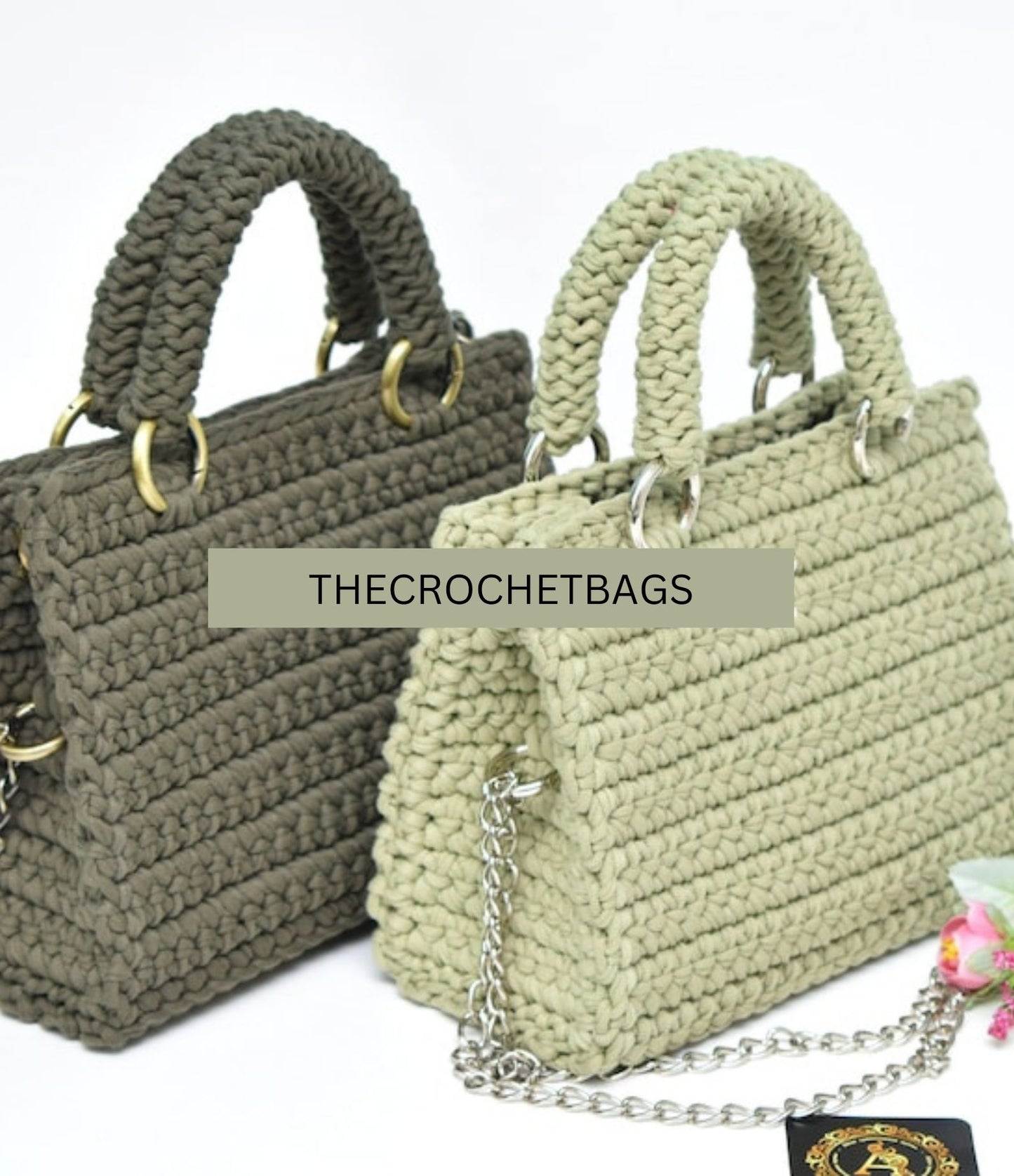 crochet pattern, Video tutorial Crocheted The Most popular handbag