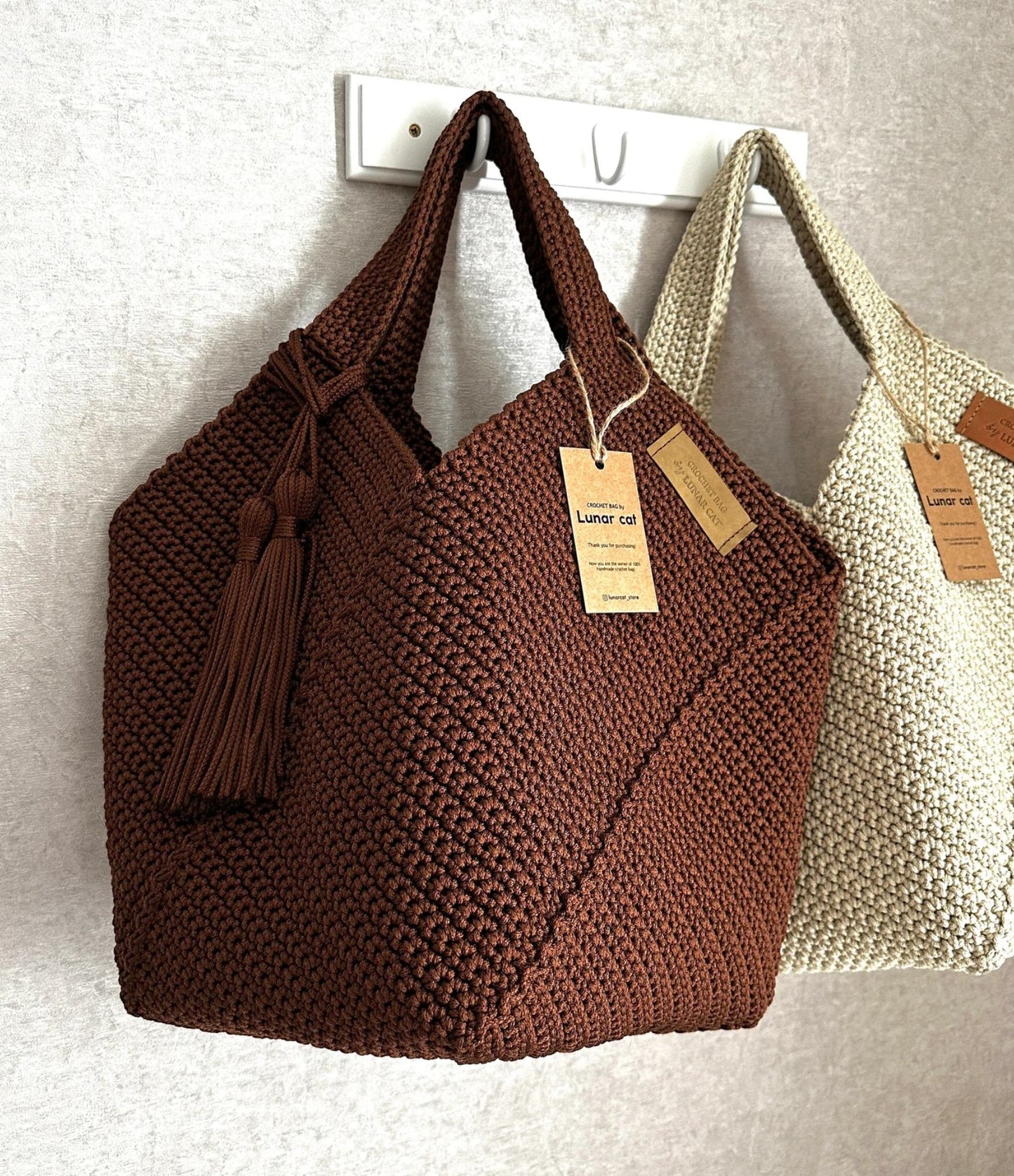 Tote Bag Crochet Pattern PDF Aesthetic Bag