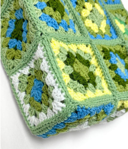 Granny Square Tote Crochet Bag Pattern, PDF