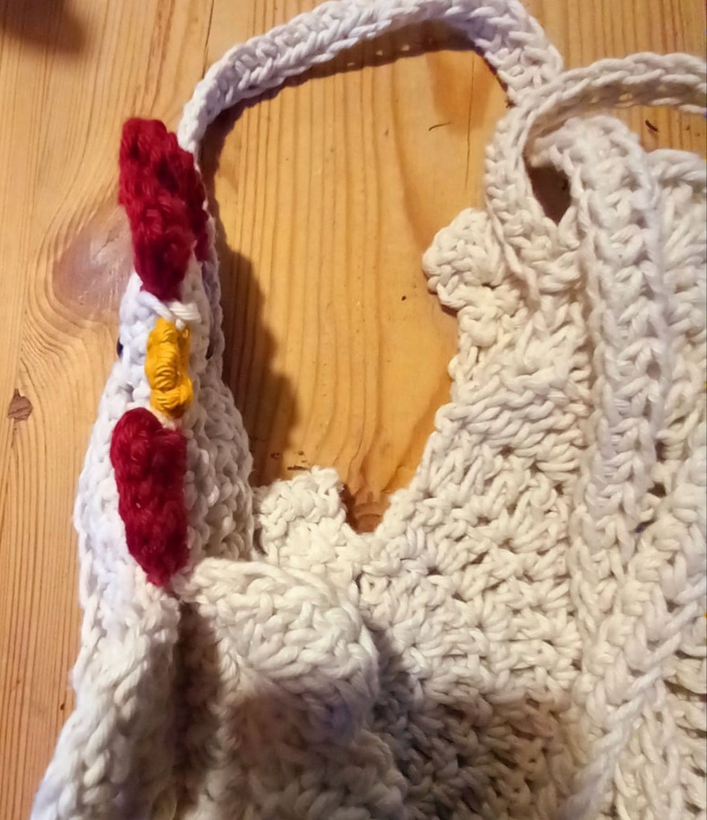 crochet chicken bag pattern only U.S terms