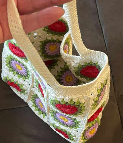 Granny Square pattern, Granny Square tote bag tutorial