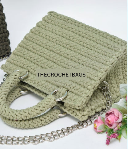 crochet pattern, Video tutorial Crocheted The Most popular handbag