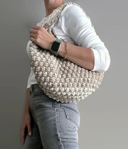 Crochet Pattern- shopping bag summer PDF Download