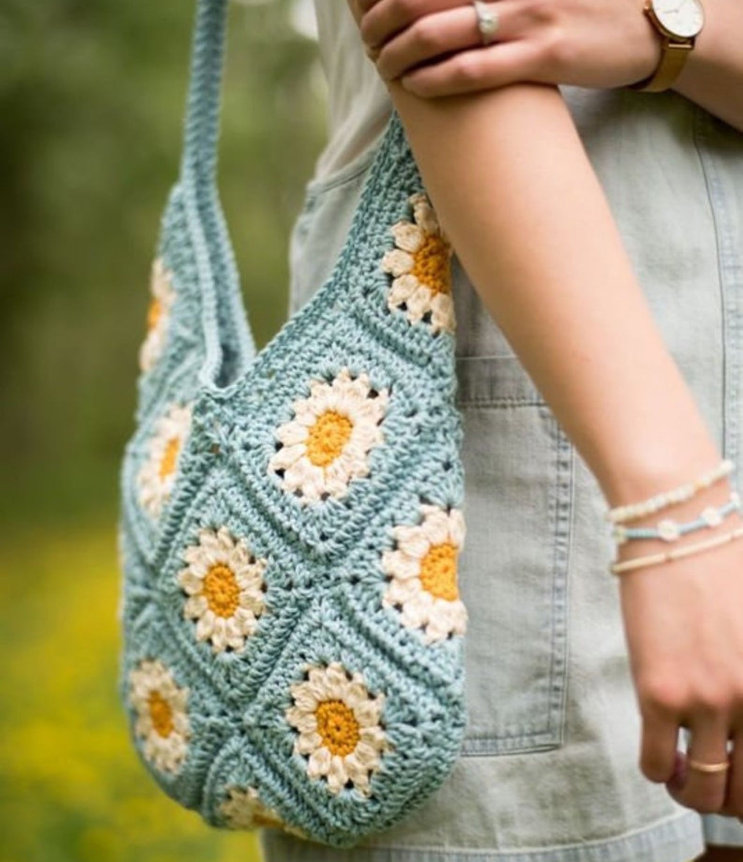 Summer Days Daisy Bag Crochet Pattern