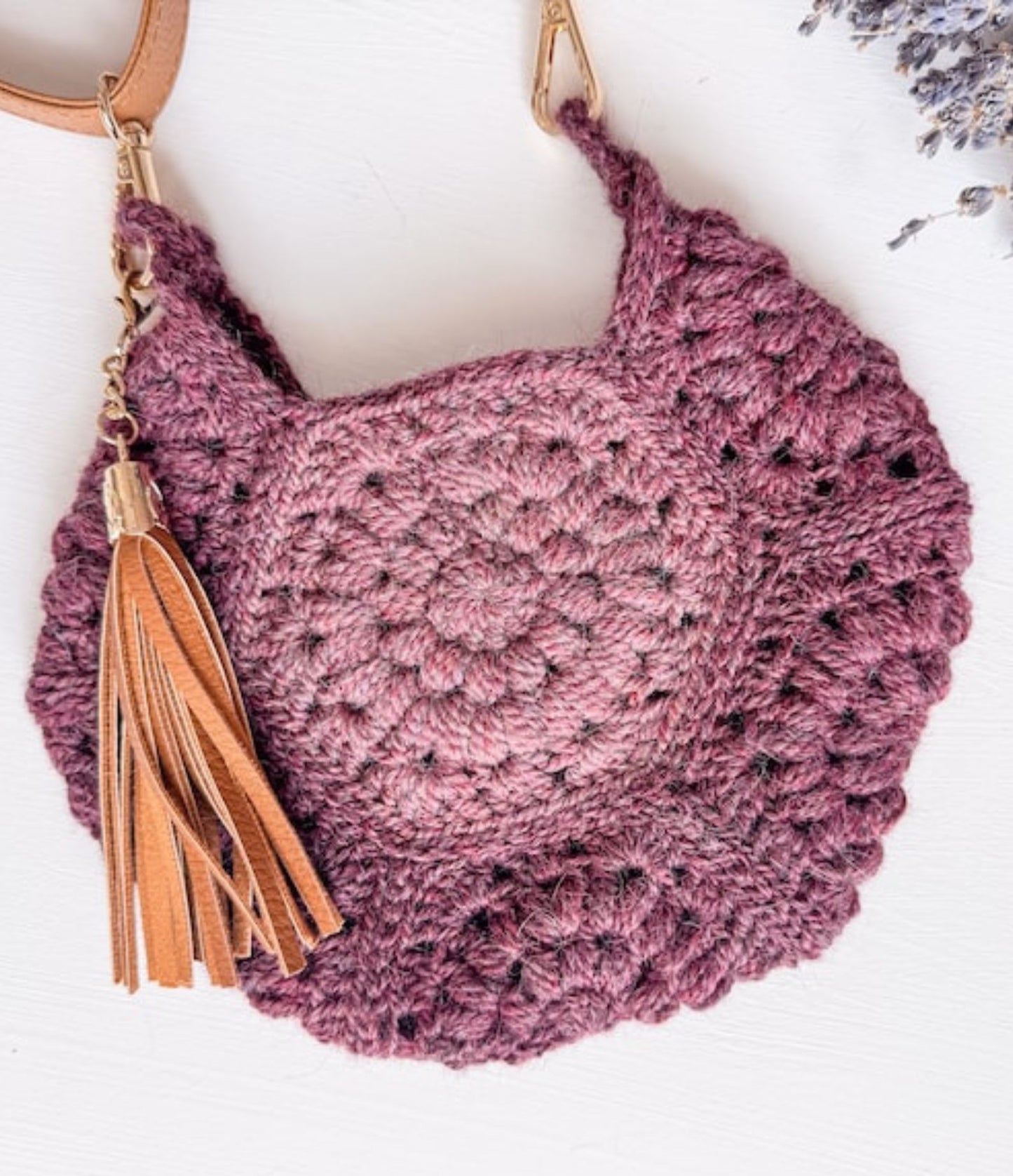 Crochet Pattern for a Granny Hexagon Bag